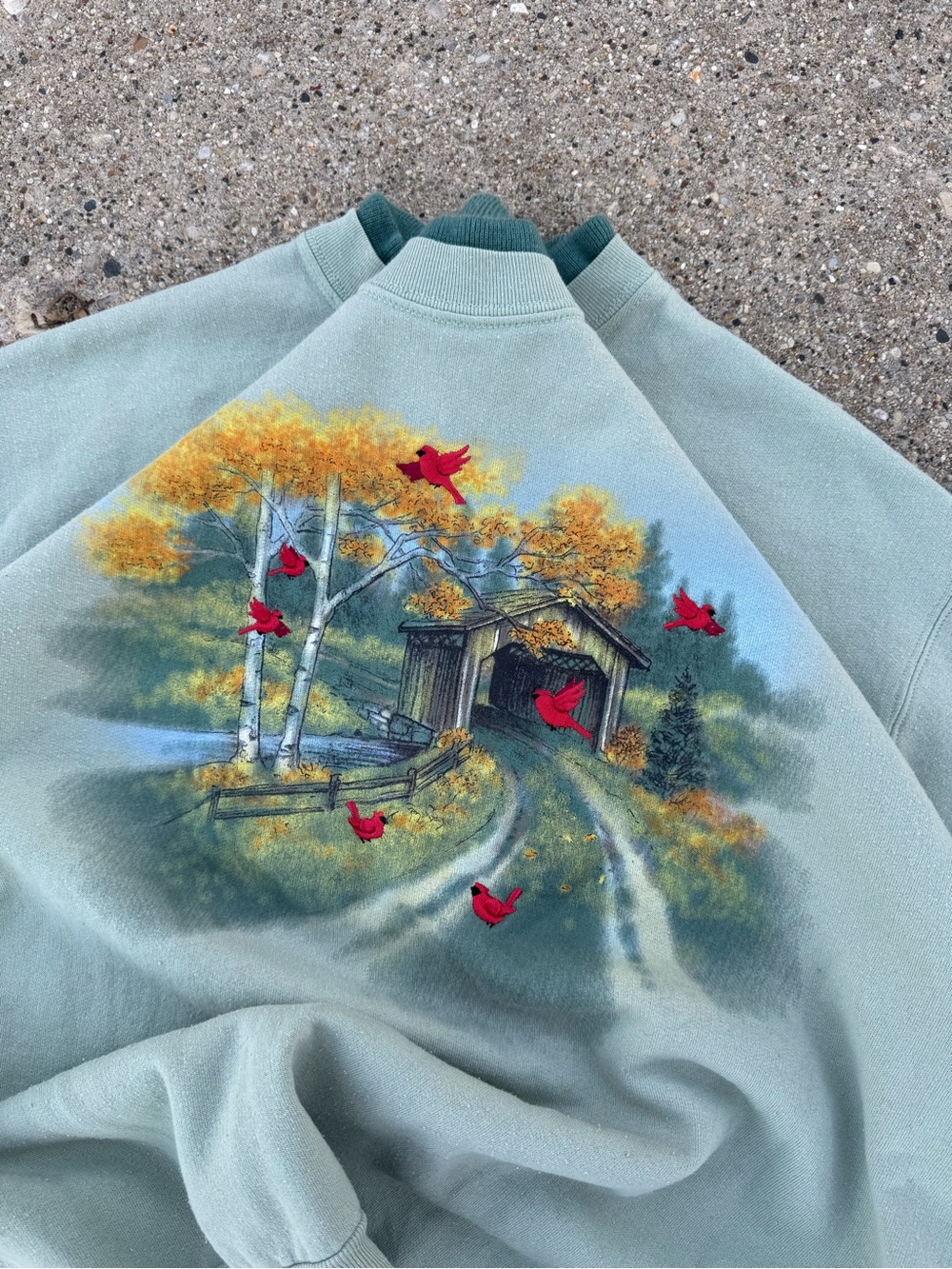 Vintage Country Nature Crewneck Sweater - Picture 3 of 3